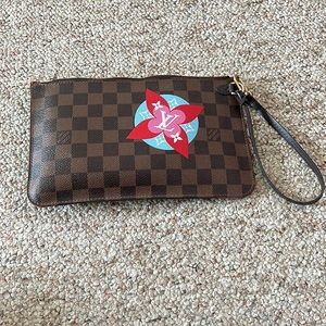 Louis Vuitton Neverfull Pochette Limited Edition Damier Patches